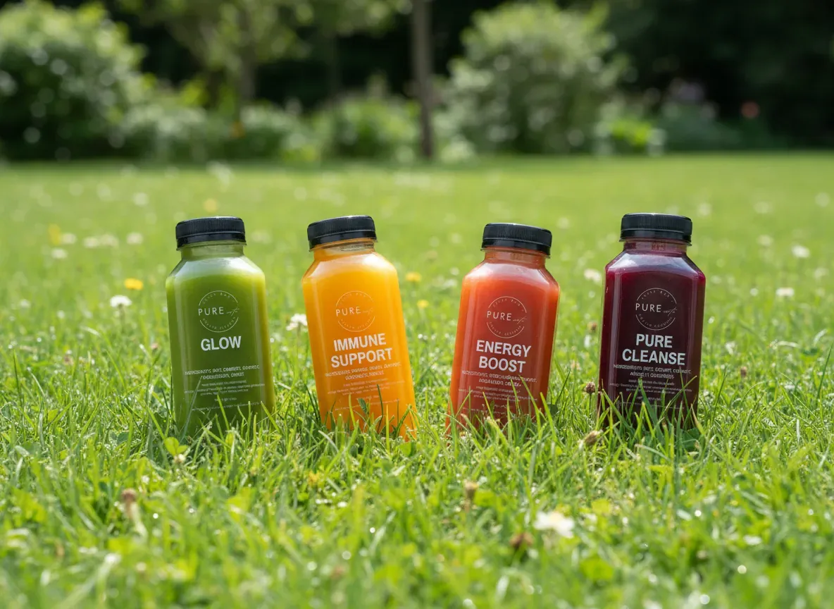 Pure eats juices options