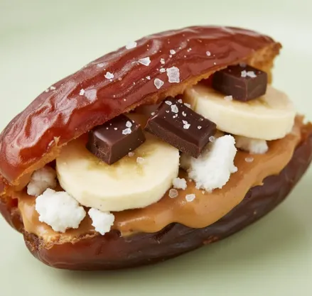 Chocolate peanut butter protein date bite